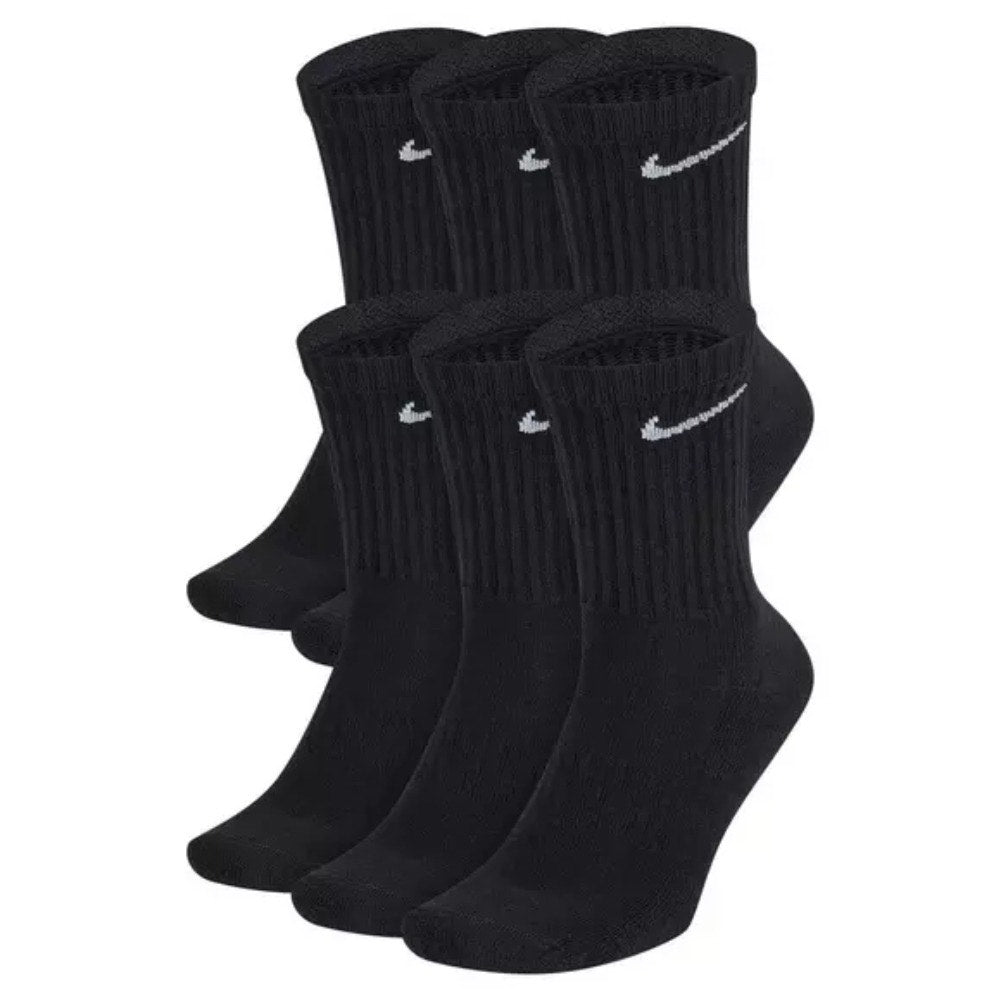 Medias Nike (Crew/Altas) para Hombre Medium al por Mayor. Pack 3 color Negro. Precio por Pack: $ 10 USD