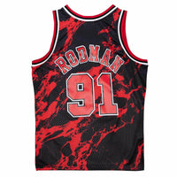 Mitchell & Ness Team Marble Swingman Dennis Rodman Chicago Bulls 1997-98 Jersey